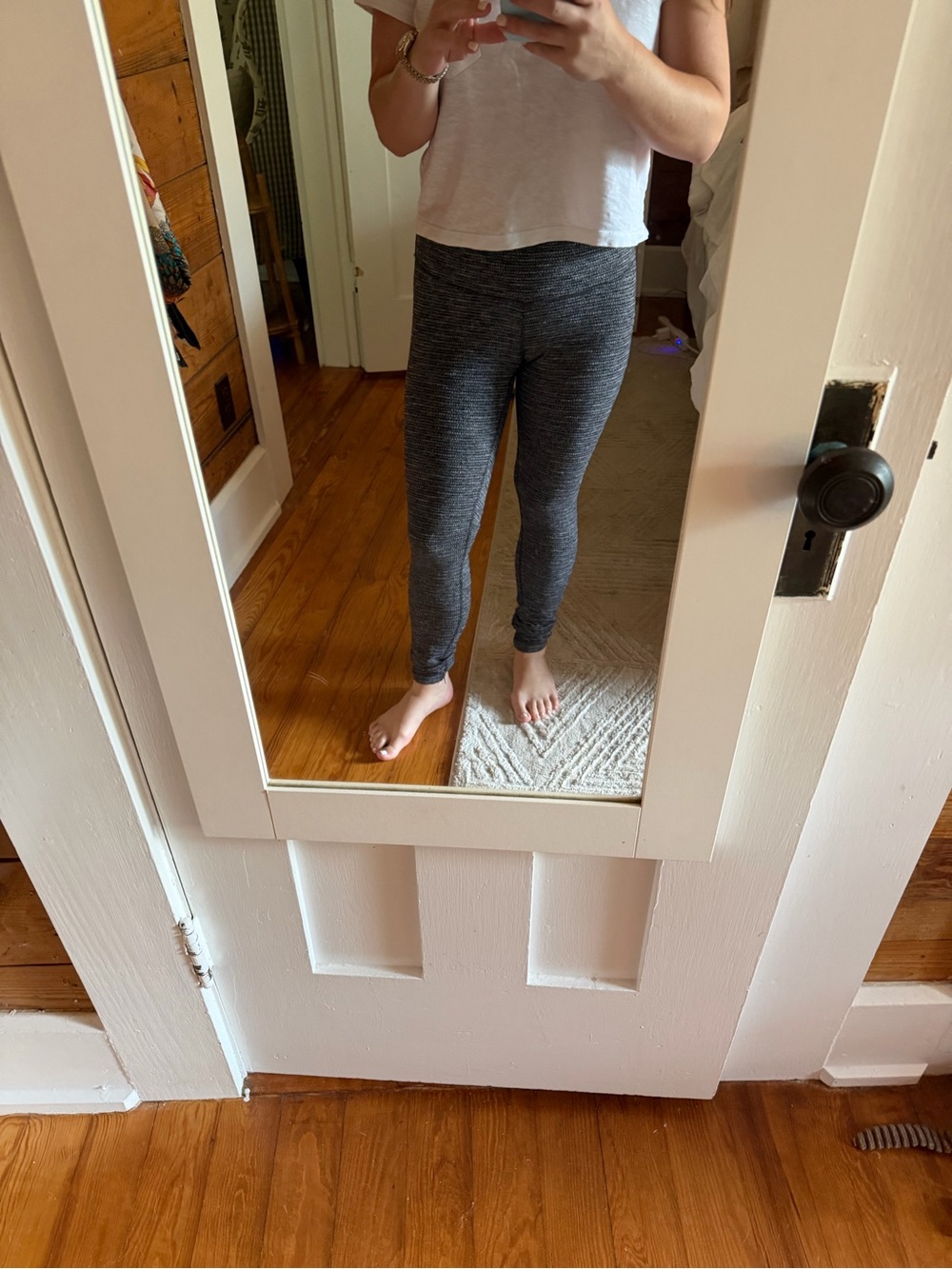 lululemon athletica Black and Gray Leggings